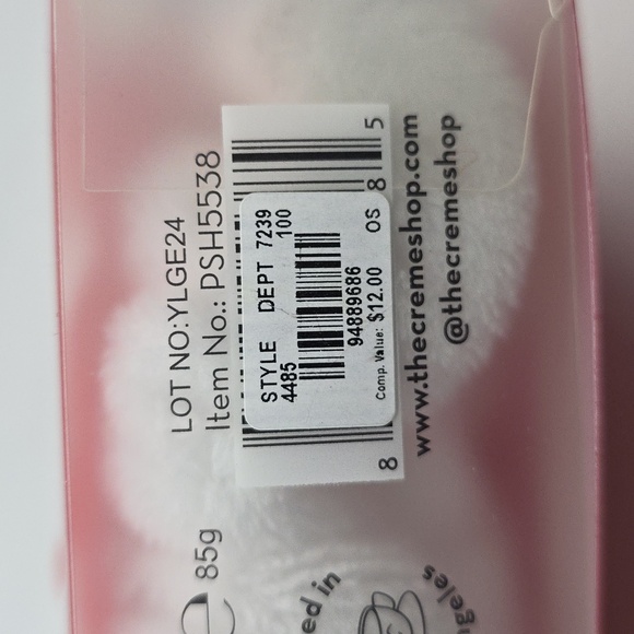 Hello Kitty Plush Spa Headband with Signature Bow New - Picture 4 of 4